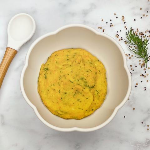 Gulrot, potet, kjøttdeig & pepperrot